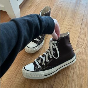 “Dark Root” (Dark Brown) Converse Chuck 70s High Top…